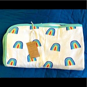 NWT Kyte BABY Jade Rainbow baby blanket